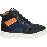 Develab 45887 - Half-hoogJongensKindersneakers - Kleur: Blauw - Maat: 27