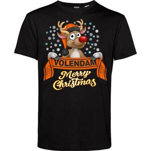 T-shirt kind Volendam | Foute Kersttrui Dames Heren | Kerstcadeau | FC Volendam supporter | Zwart | maat 116