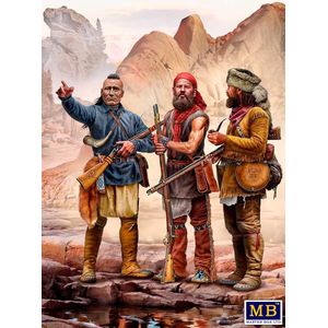 1:35 Master Box 35232 The Mohicans Indian Wars Series XVIIIth Kit No. 5 Plastic Modelbouwpakket