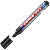 Viltstift edding 363 whiteboard schuin 1-5mm zwart | Omdoos a 10 stuk | 10 stuks