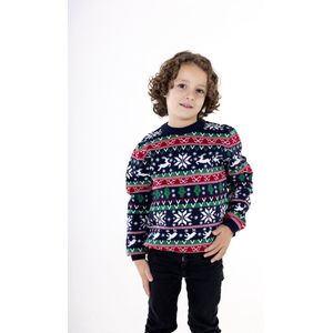 Foute Kersttrui Kinderen - Christmas Sweater Kids - Kerst Trui Kinderen Maat 7-8 jaar