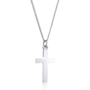 Elli Dames Halsketting kinderen kruis hanger religie symbool communie in 925 sterling zilver