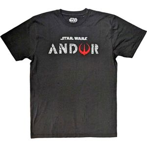 Disney Star Wars - Andor Logo Heren T-shirt - S - Zwart