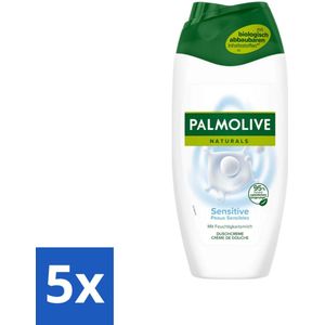 Palmolive Naturals - Douchegel - Sensitive - Voor Gevoelige Huid - 250 ml - Bulkverpakking - 5 stuks