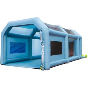 Opblaasbare Spuitcabine - Airbrush- Booth- Cabine- Opblaasbare Verfcabine - 6,8x3,5x2,8m - DIY Verfmachine - Anti-Spray Tent