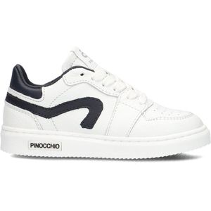 Pinocchio P1015 Sneakers - Leren Sneaker - Jongens - Wit - Maat 27
