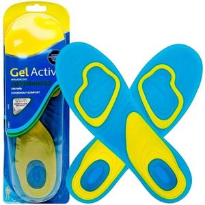Inlegzolen, binnenzool, COMFORT Masserende gelschoeninzetstukken 42-46, sport, wandelen, schoenen, werkschoenen