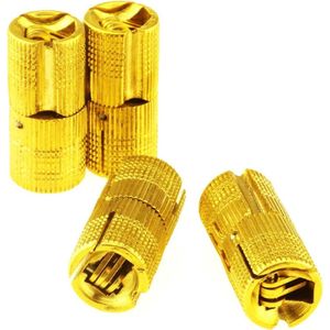 Verborgen Vat Onzichtbare Scharnier 4 x 12mm Messing voor Kastdeur Caravan Werkbladen 180º Washing Machine