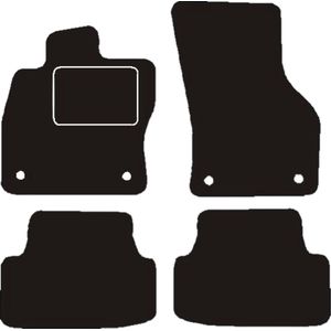 Tip-it - Automattenset Volkswagen Golf 7 (5G1, BQ1, BE1, BE2) 2012 - 2020 - Perfecte pasvorm - 4-delig