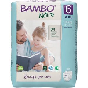 Bambo Nature 6 Maxi X-Plus - 6 pakken van 20 stuks