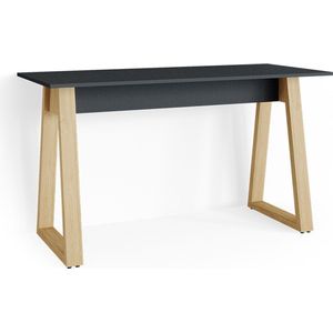 Vicco Bureau Nautica, Antraciet/Beuken, 138 x 60 cm