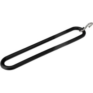 Spanrubber 20 cm met S-haak - spanners - trekrubber - aanhangernet rubber