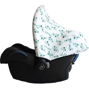 Wallabiezzz Zonnekap Maxi Cosi - Zonnescherm Auto Baby - Autostoel - Creëert schaduw - Mint