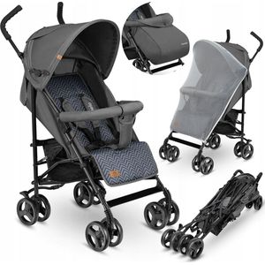 Lionelo Kinderwagen - Buggy - Wandelwagen - Inclusief muggennet - Inklapbaar - Beenverwarmer