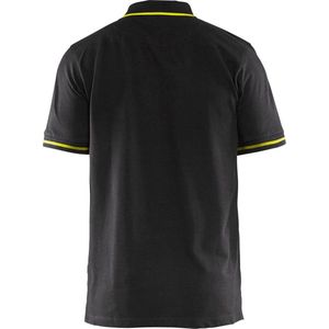 Werkshirt Blåkläder Polo Zwart/Geel - maat XL