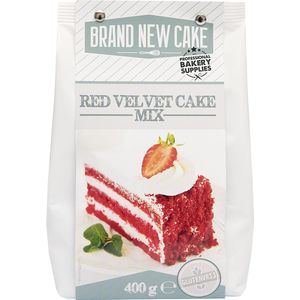 BrandNewCake® Red Velvet Cake-mix 400gr - Bakmix - Glutenvrij