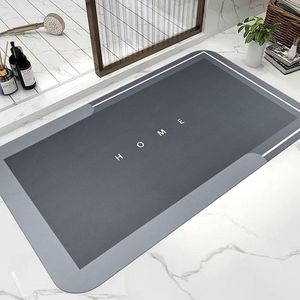 Selbro ® Ultrasnelle Absorberende Antislip Badmat voor Badkamer en Keuken - 40 x 60 cm, Grijs