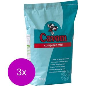 Cavom Compleet Midi - Hondenvoer - 3 x 10 kg