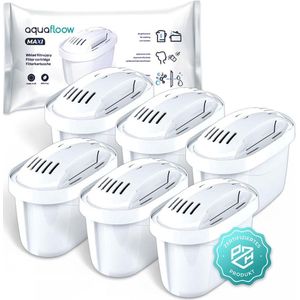 Waterfilterpatronen - Compatibel met BRITA - 6 stuks - Wit