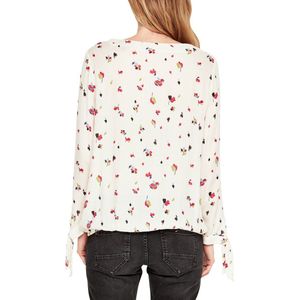 S'Oliver Women-Creme bloes met bloemen--02A6 creme AOP-Maat 46