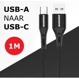 Maerknon USB-C laadkabel - 5.0A snellader kabel - Type C naar USB-A - 1 meter