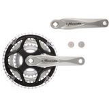 Miranda Crankstel Set Alfa-3 48-38-28t 170 Mm Zilver/zwart