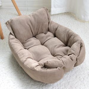 Multifunctionele hondenmand - Hondenkussen - Hondenbed - Honden mand - Dierenmand - Maat M (78x62cm) - Kaki -