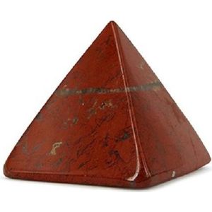 Ruben Robijn Jaspis rood piramide 25 mm edelsteen