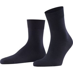 FALKE Airport warme ademende merinowol katoen sokken heren blauw - Maat 45-46