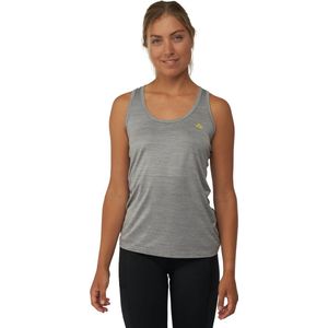 DANISH ENDURANCE Sport Tank Top voor Dames - Quick-Dry - Gerecycelde Materialen - Grijs Gemêleerd - L