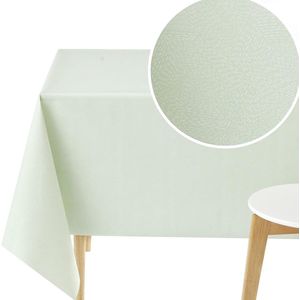 Tafelzeil tafelkleed met lijnenpatroon groen pastel waterdicht tafelzeil tafelkleden 200x140 abstract minimalistisch tafelzeil vinyl PVC tafelkleed rechthoek 200 onderhoudsvriendelijk afwasbaar