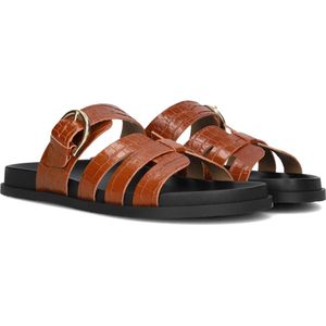 Notre-V 227105 Slippers - Dames - Cognac - Maat 42