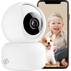 Equivera Honden Camera - Beveilingingscamera - Huisdiercamera - WiFi - Petcam - Eenvoudige Installatie - Indoor Camera