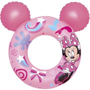 Bestway Disney Minnie Mouse zwemband met oren 74x76 cm +3 tot 6 Jaar zwembad en strand 09111
