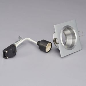 Arcchio - inbouwspot - 1licht - aluminium - H: 8.6 cm - GU10 - alu geborsteld