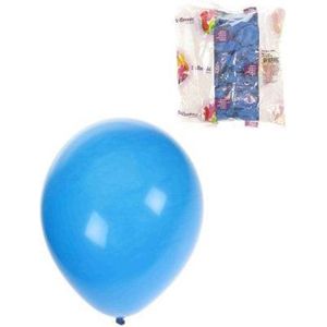 Helium ballonnen Blauw 100 stuks