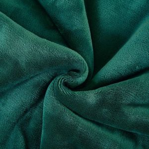 Cosy Fleece Deken Groen Tweezijdige Woondeken - Knuffeldeken - Extra Dikke Warme - Bankdeken - Sherpa - 150 x 200 cm - Super Fleece - Bankplaid Woonkamerdeken