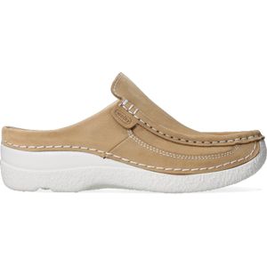 Wolky Slippers Roll Slide beige nubuck