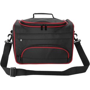 MRKK® Kapperskoffer - Kapperstas - Visagie - Cosmetica Organizer - Zwart en Rood