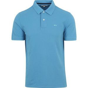 McGregor - Classic Piqué Polo Blauw - Regular-fit - Heren Poloshirt Maat XL