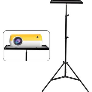 Bouya Statief - Beamer Statief - Projector Statief - Beamer Standaard - Projectortafel - Verstelbaar - Zwart - 160cm