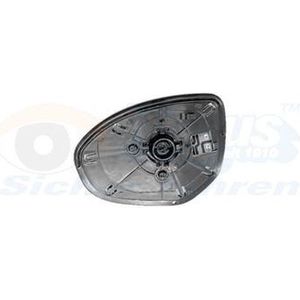 VanWezel 2741838 - Miroir rétroviseur droit pour Mazda 2 de 10/2007 à 2015