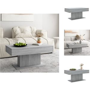 vidaXL Salontafel Modern Grijs Sonoma Eiken 96x50x45cm - Tafel