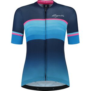 Rogelli Impress II Fietsshirt - Korte Mouwen - Dames - Blauw, Roze, Zwart - Maat XL