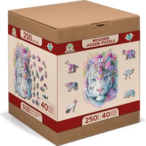 Tijger puzzel in hout 250 stuks