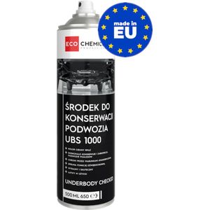 Bitumen Undercoating Auto Spuit - 500ml - MADE in EU - Anti Roest - Steenslag Autobodem Coating - Chassis Roestbescherming - Corrosiebescherming