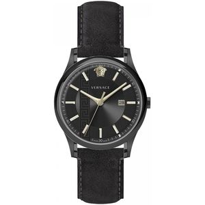 Versace VE4A00420 horloge mannen - Roestvrij Staal - zwart