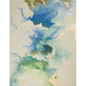 Vloerkleed Nourison Prismatic Seafoam PRS16 - maat 236 x 297 cm