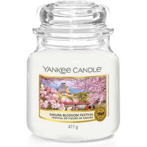 Yankee Candle Medium Jar Geurkaars - Sakura Blossom Festival