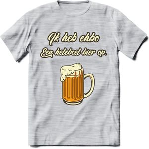 Ik Heb EHBO T-Shirt | Bier Kleding | Feest | Drank | Grappig Verjaardag Cadeau | - Licht Grijs - Gemaleerd - M